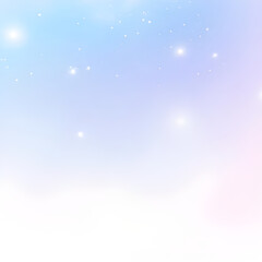 Pastel cosmic fantasy background.	