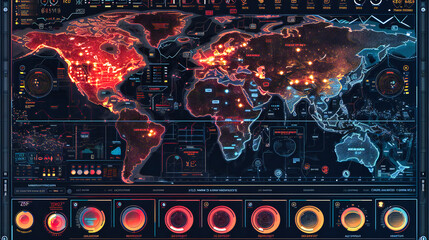 Digital globe with pandemic overlay, highlighting global connectivity and the urgent challenge of addressing health crises