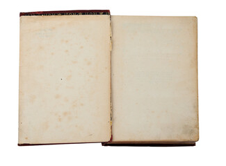 Vintage book, transparent png.
