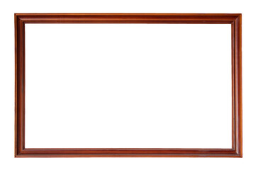 wooden picture-frame, transparent png.