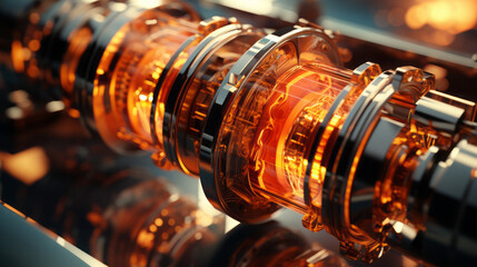 Enhancing ambiance and taste: Light, Red, and White Glass Bar Equipment for Isolated Bottle Drinks, generative AI