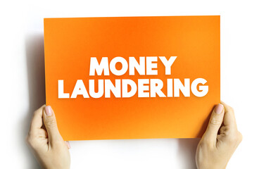 Money Laundering is the process of concealing the origin of money, obtained from illicit...