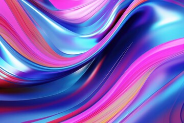 abstract colorful holograph abstract painting wavy background