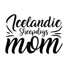 Icelandic sheepdogs mom