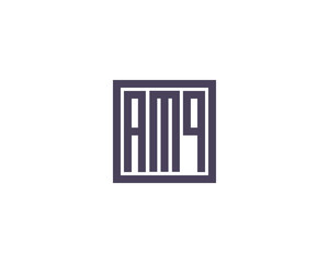 AMQ Logo design vector template