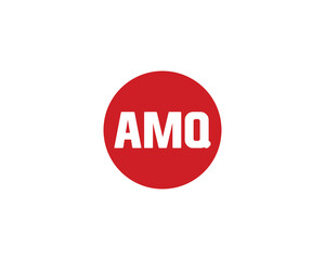 AMQ Logo design vector template