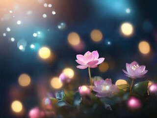 ethereal florals: soft lights in bloom