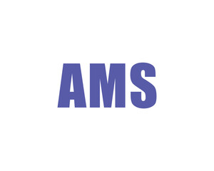 AMS logo design vector template