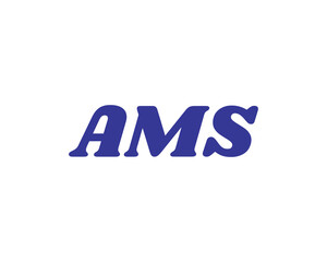 AMS logo design vector template