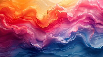 Colorful Waves of Creativity: A Monthly Celebration of Art and Design Generative AI - obrazy, fototapety, plakaty