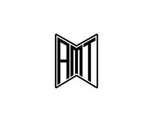 AMT Logo design vector template