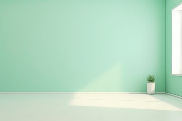 Clean and refreshing empty solid color background in a minty green, evoking a sense of rejuvenation