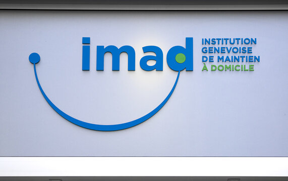 Geneva, Switzerland - February 3, 2024: IMAD is Geneva Institution for Homecare and Assistance
