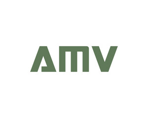 AMV Logo design vector template