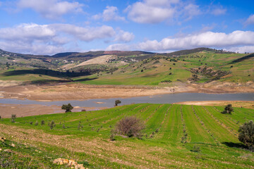 Landscape of northern Tunisia - Sejnene region - Tunisia
