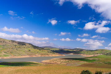 Landscape of northern Tunisia - Sejnene region - Tunisia
