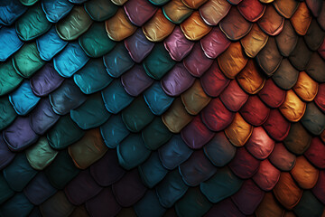 abstract texture of dragon scales, scales pattern - obrazy, fototapety, plakaty