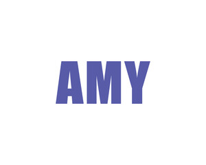 AMY Logo design vector template
