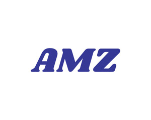 AMZ Logo design vector template
