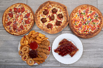 Pizzas, Ribs & Sides