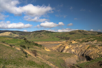 Landscape of northern Tunisia - Sejnene region - Tunisia

