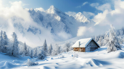 Snowy Mountain Cabin