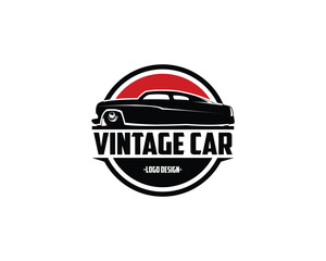1949 mercury coupe vintage car logo. tagged badge, emblem, icon, design sticker, vintage car industry. - obrazy, fototapety, plakaty
