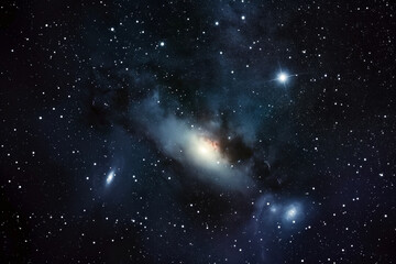 The Vastness and Mystical Beauty of the Universe Featuring Stars and Galaxiess.