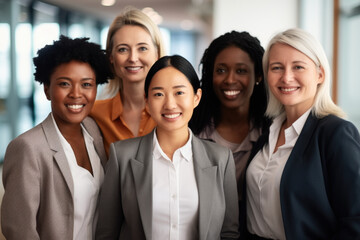 Fototapeta premium Group of Women Standing Together