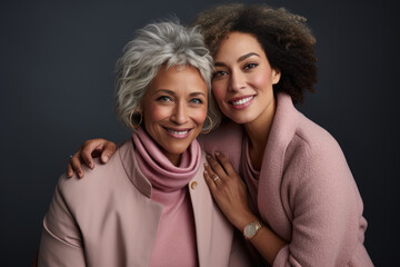 Two Women Posing Together