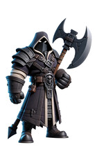 3D executioner. Realistic executioner with axe
