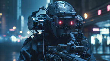 Urban Warriors: The Special Forces Equipped with Cutting-Edge Technology.
