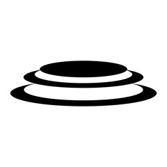 Brutalist Black Element