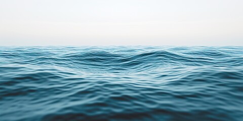 Obraz premium blue ocean waves