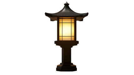 Fototapeta na wymiar light lantern on transparent background