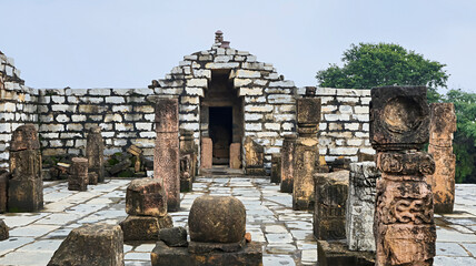 Unique Surang Tila Temple, built With Dress Stone Blocks. Sirpur, Mahasamund, Chhattisgarh, India.