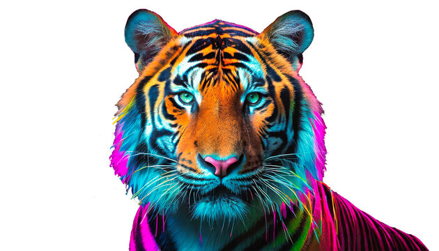 Tigers with different colors