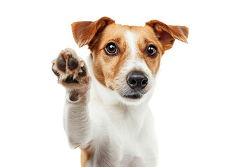 Paw in Air on transparent background