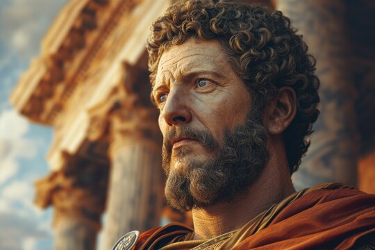 Marcus Aurelius Antoninus, roman emperor, philosopher, epitome of late stoicism, disciple of epictetus - a pivotal figure in ancient roman history and philosophy.
