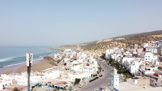 Taghazout - Agadir, Maroc Drone footage