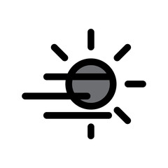 Fog day icon PNG