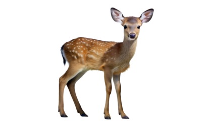 Cute baby deer illustration