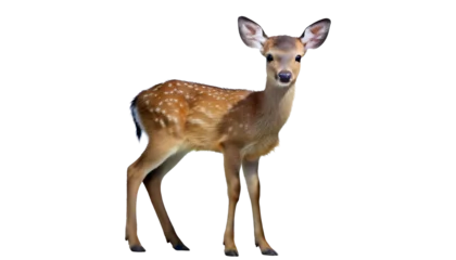 Foto op Plexiglas Cute baby deer illustration © Marinnai