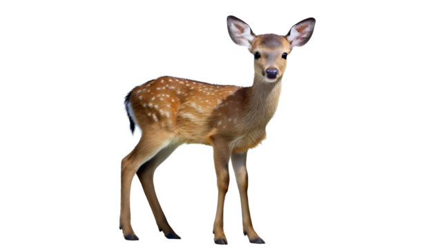 Cute baby deer illustration