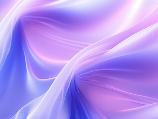 Smooth Flowing Fabric on Blue and Pink Background