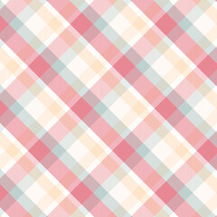 Seamless pattern of plaid. check fabric texture. striped textile print.Checkered gingham fabric seamless pattern. Vector seamless pattern,