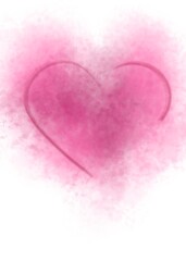 picture with heart love theme