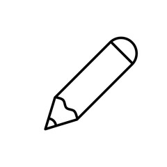 Vector illustration of a pencil.