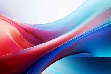 Close-up of Red and Blue Abstract Background