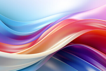 Close-up of Vibrant Background With Wavy Lines